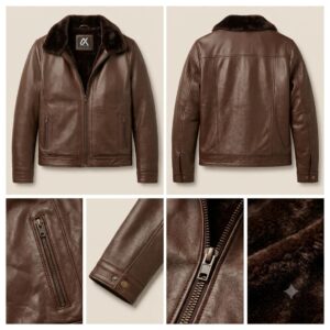 Arctic Heritage Shearling Leather Jacket (JK04)